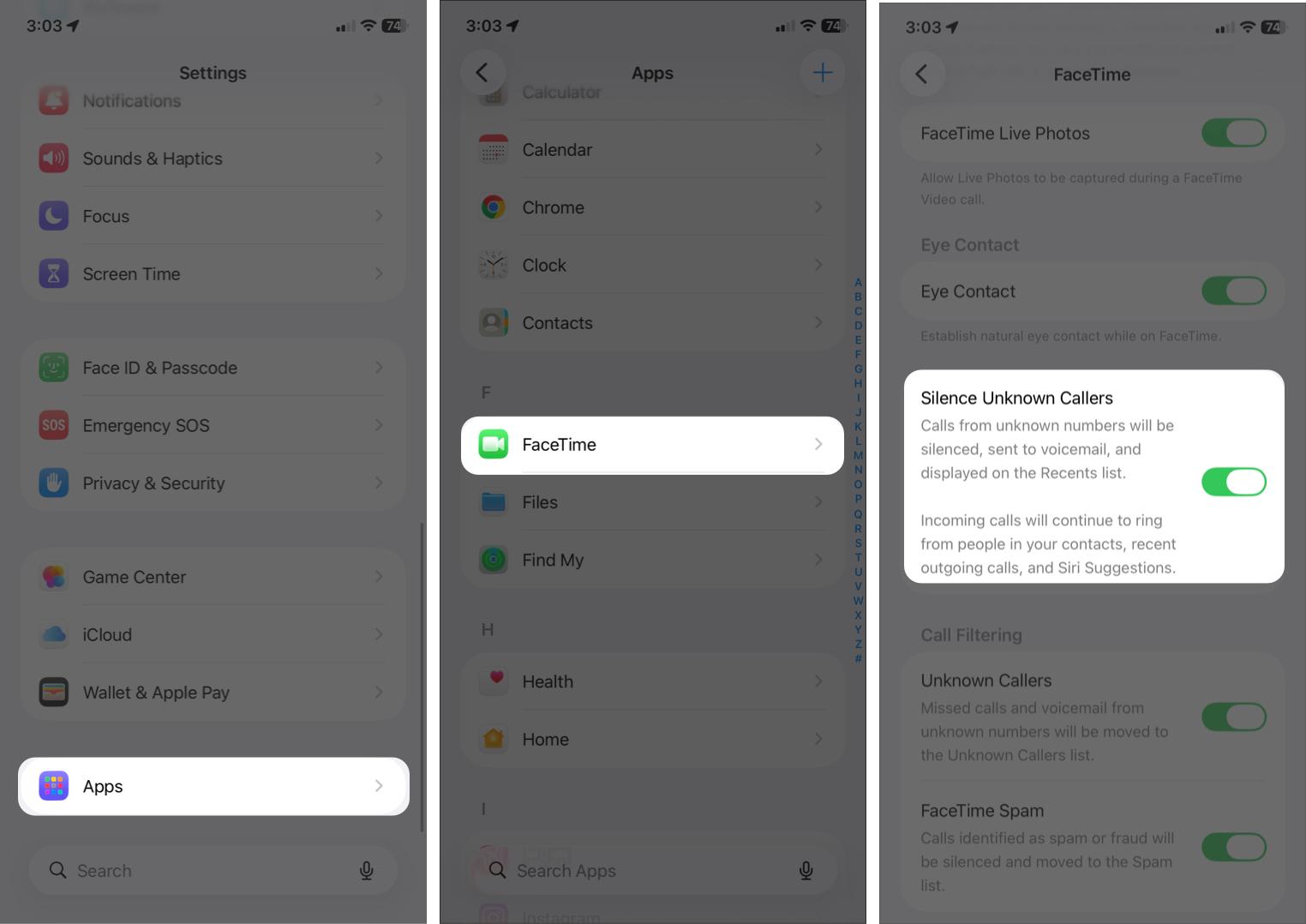 Silence Unknown Callers On iPhone