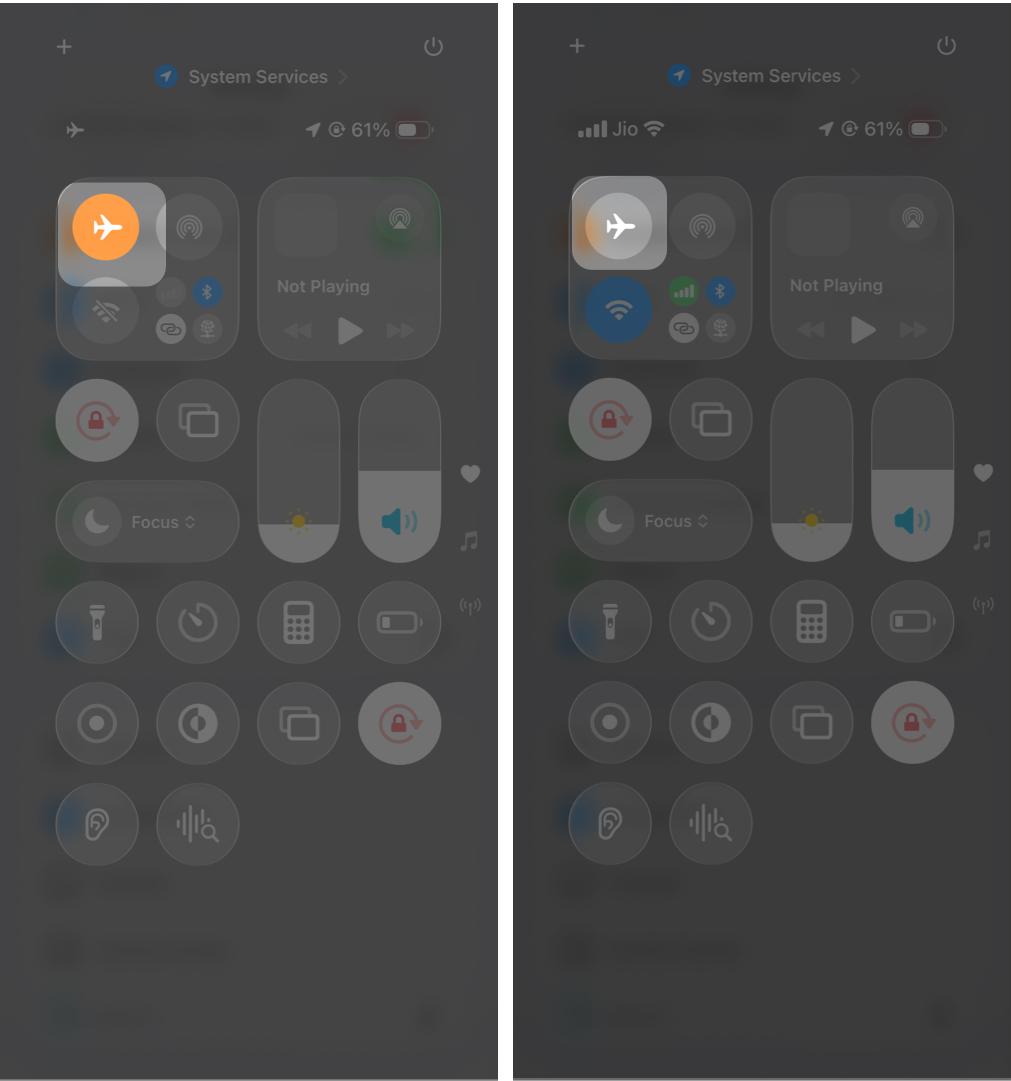 Toggle Airplane Mode