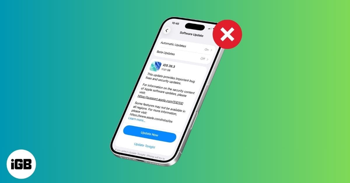 Unable to Install iOS 26.6 Update on iPhone? Here’s How to Fix It!