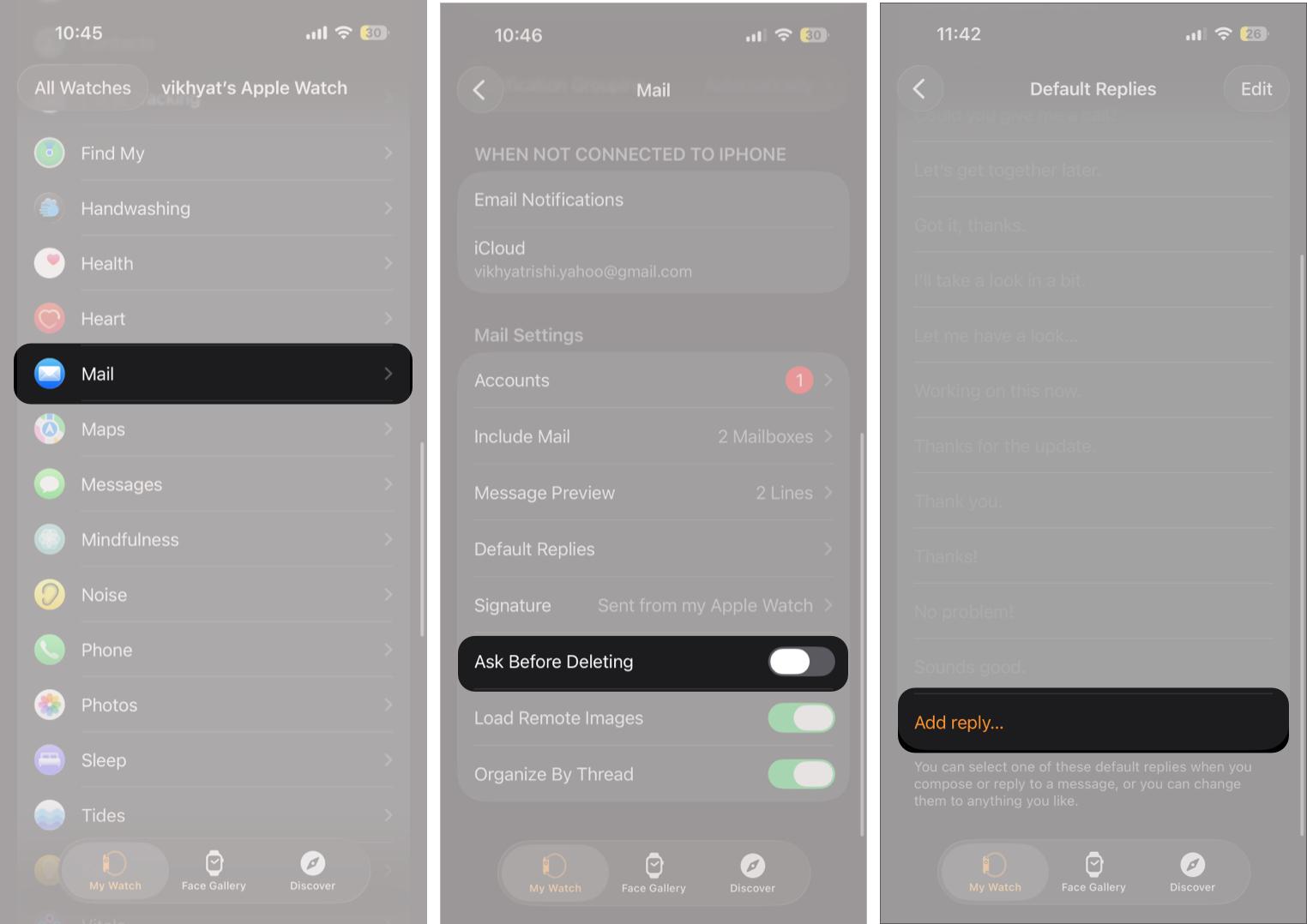 Use Default Replies for Faster Responses