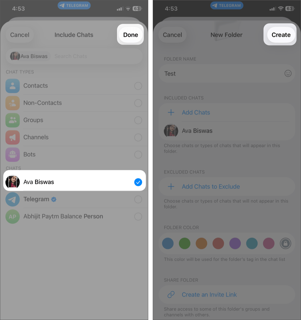 Create a Folder