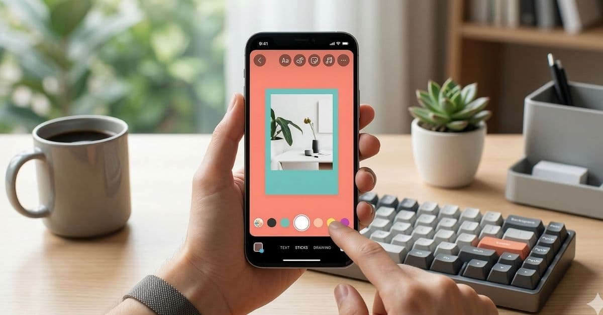 How to Change Background Color on Instagram Story (5 Easy Methods)