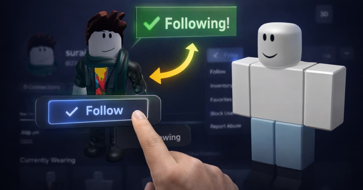 Roblox lets you follow players without sending a friend request. Here’s how