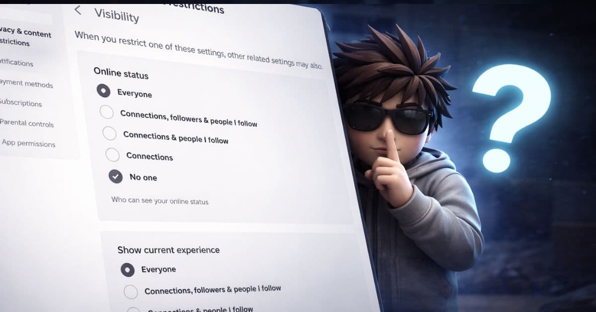 Roblox doesn’t let you appear offline, but this trick gets you close