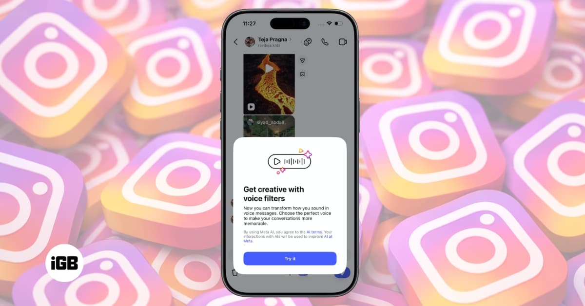 Instagram Adds AI Voice Effects