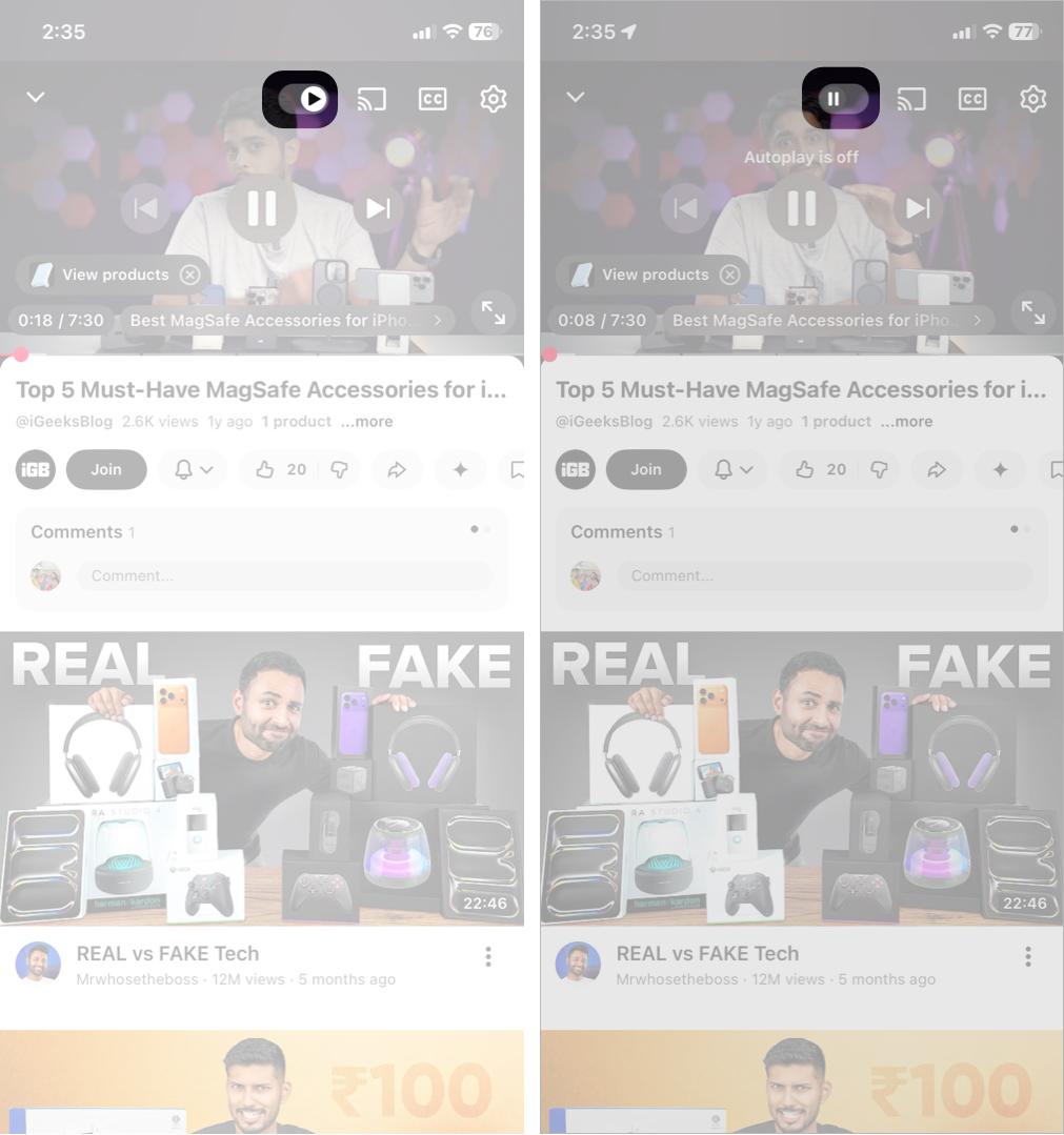 Turn Off Autoplay from the Video Player