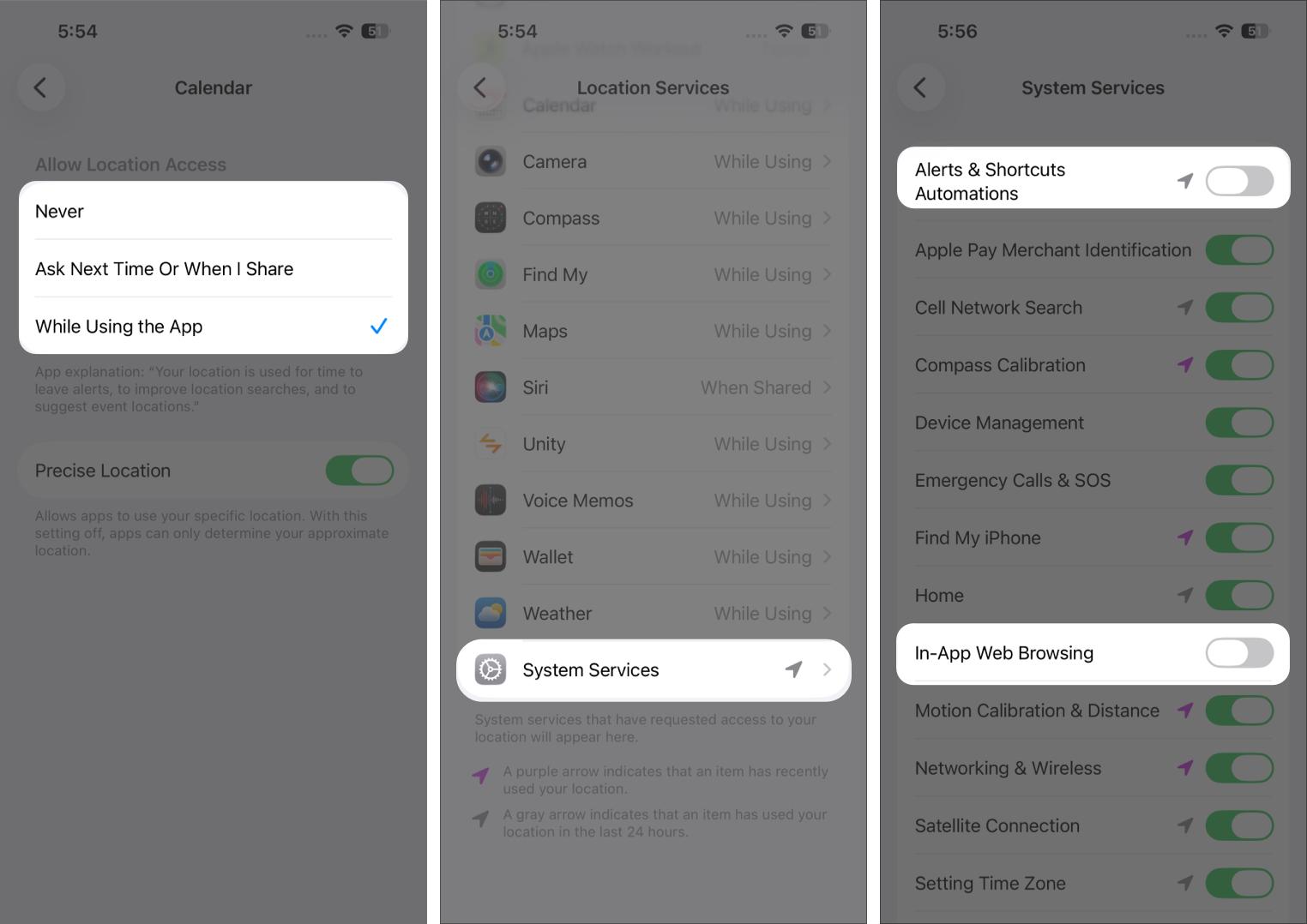 Turn Off Non-Essential Items in System Services