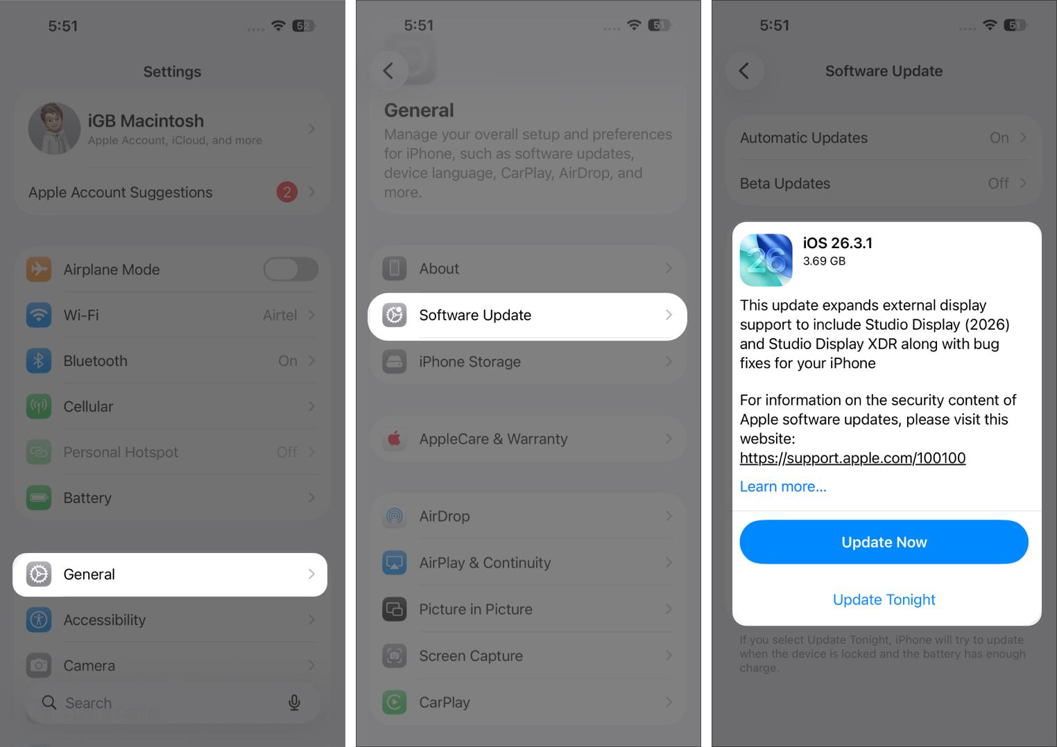 Update Your iPhone’s Software