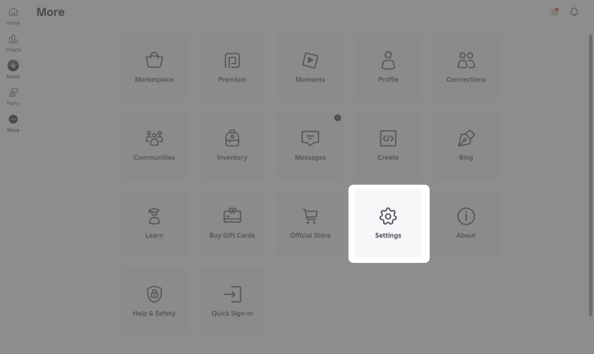 Go To More Then Go Settings