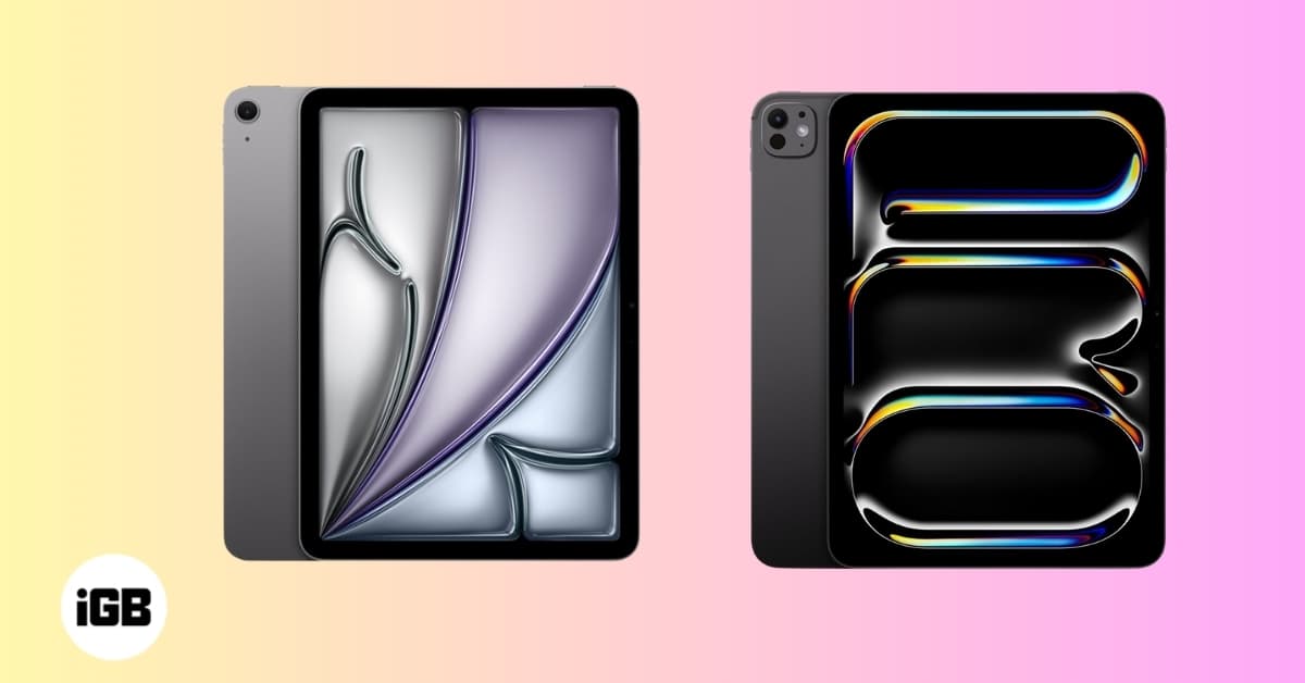 iPad Air M4 vs iPad Pro M4: Which One Should You Buy?