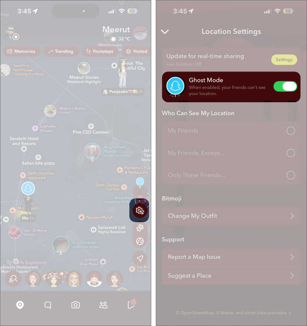 Active Ghost Mode