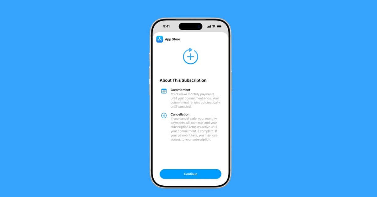 Apple is adding a monthly payment option for yearly App Store plans