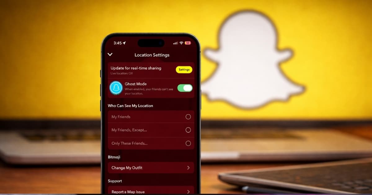Snapchat privacy settings I changed to make my account more secure