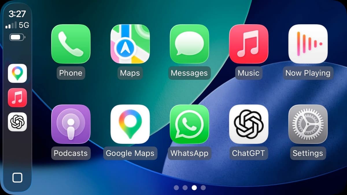 ChatGPT on CarPlay