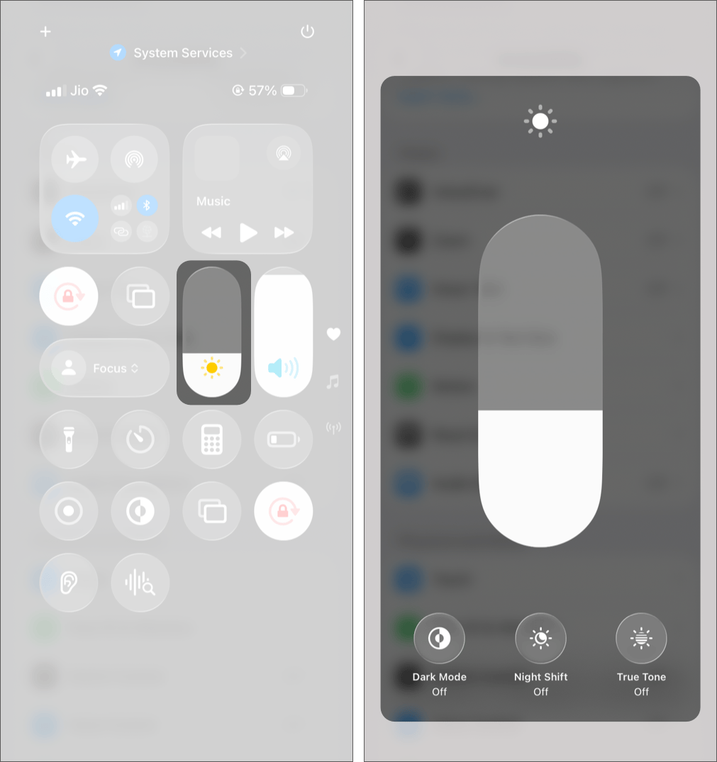 Control Brightness Manually