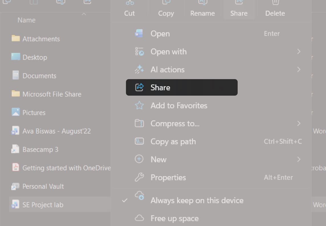 Folder Sharing With Permission Control