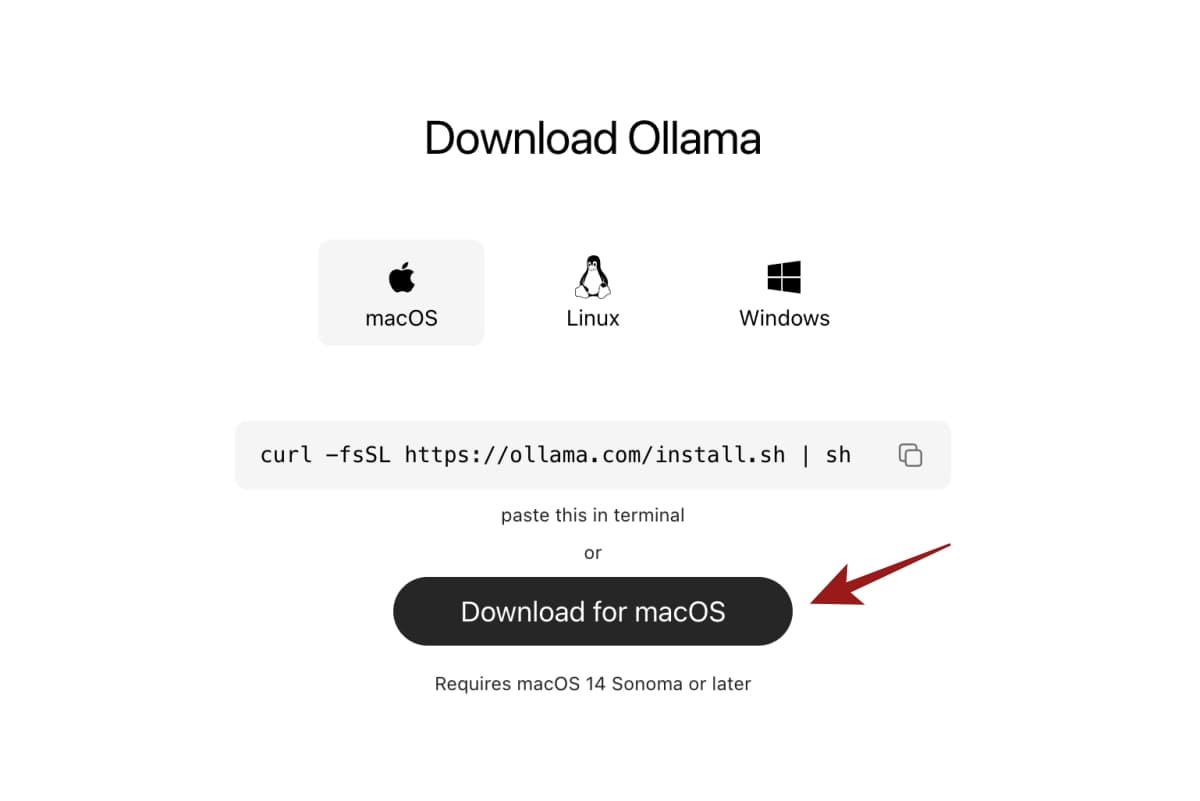 Install Ollama