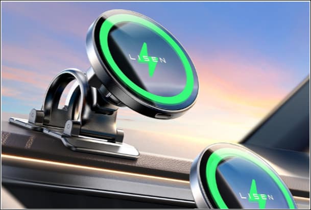 LISEN 15W MagSafe Car Mount