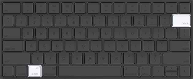 Option + Delete for smarter deletion
