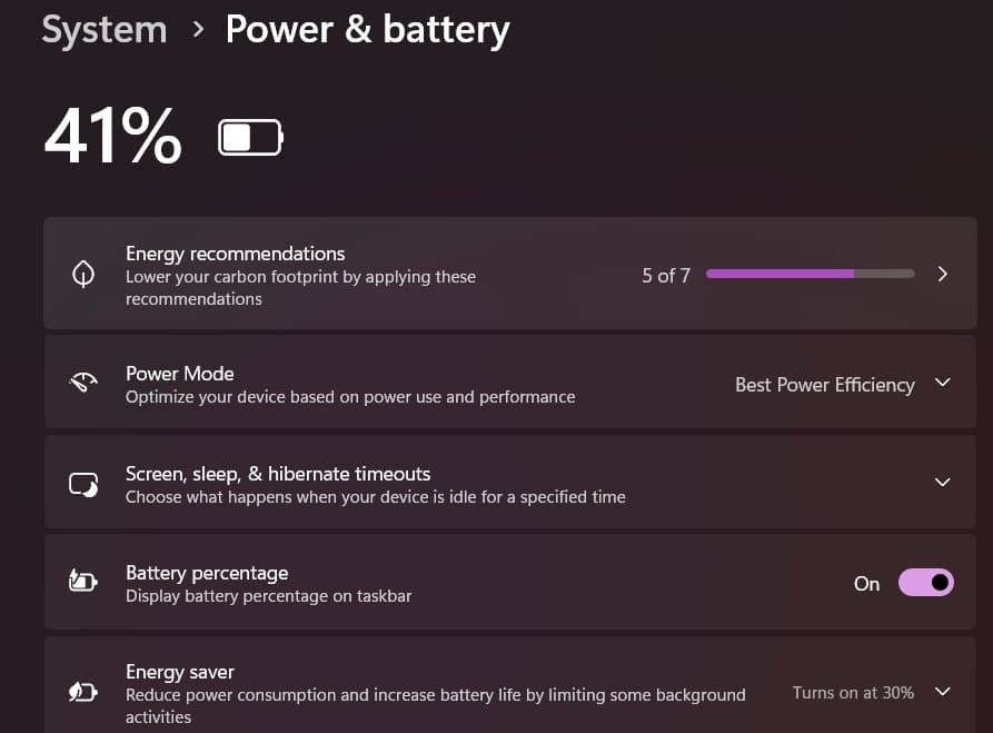 Power Mode