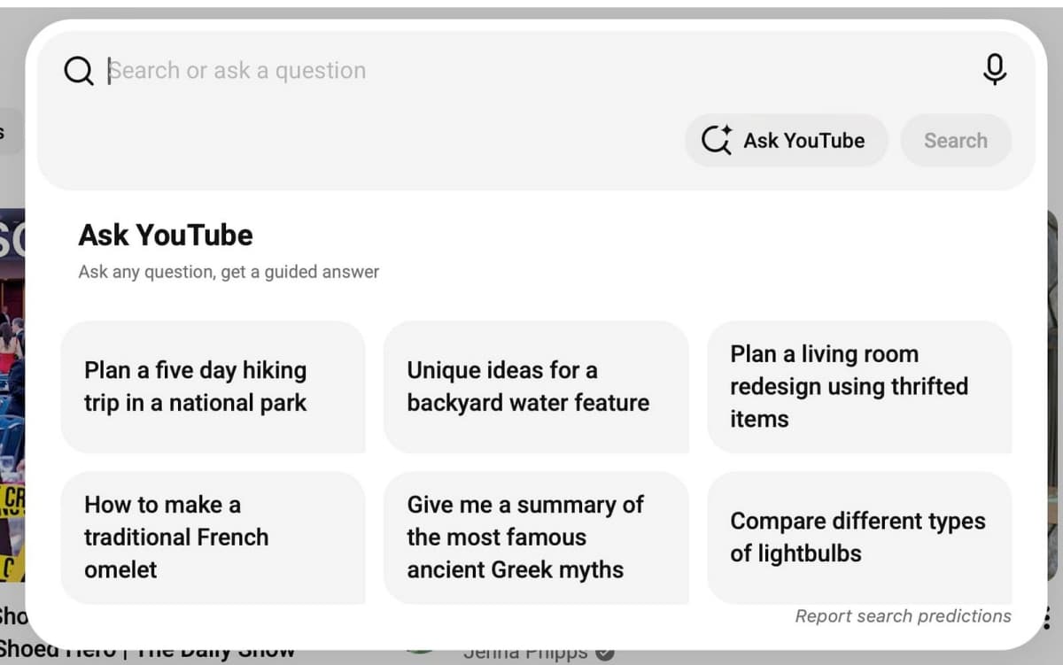 How youtube the new search experience works