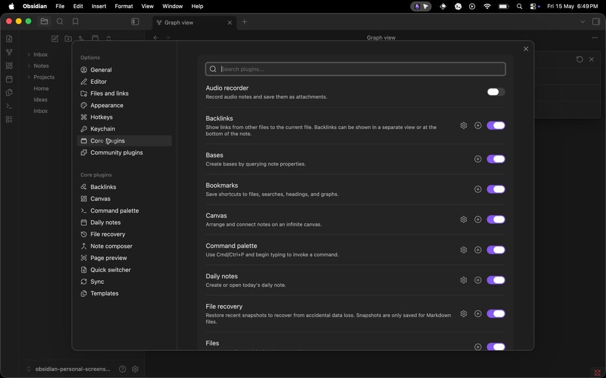 Core Plugins