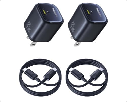 Baseus 2-pack 45W PPS Fast Charger