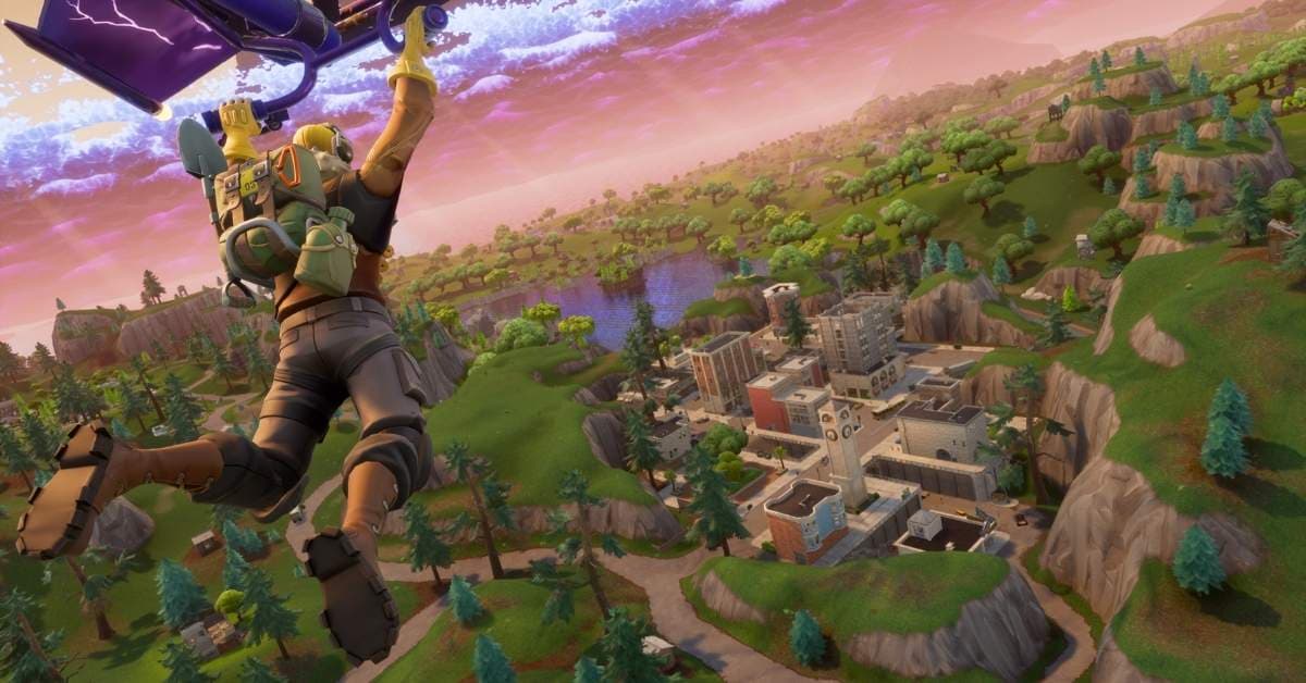 Gliding fortnite