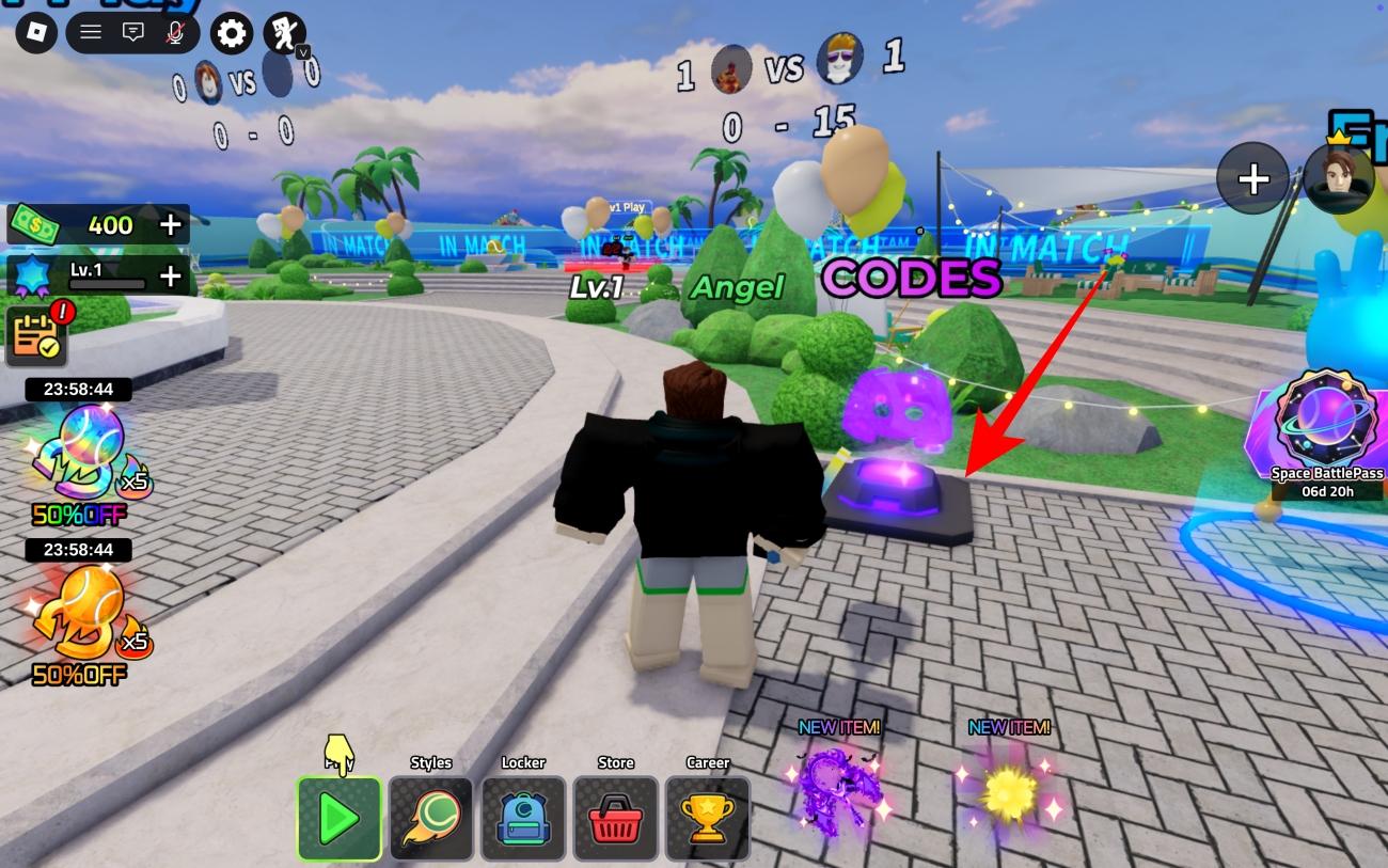 Neo Tennis Roblox Code Redemption Steps