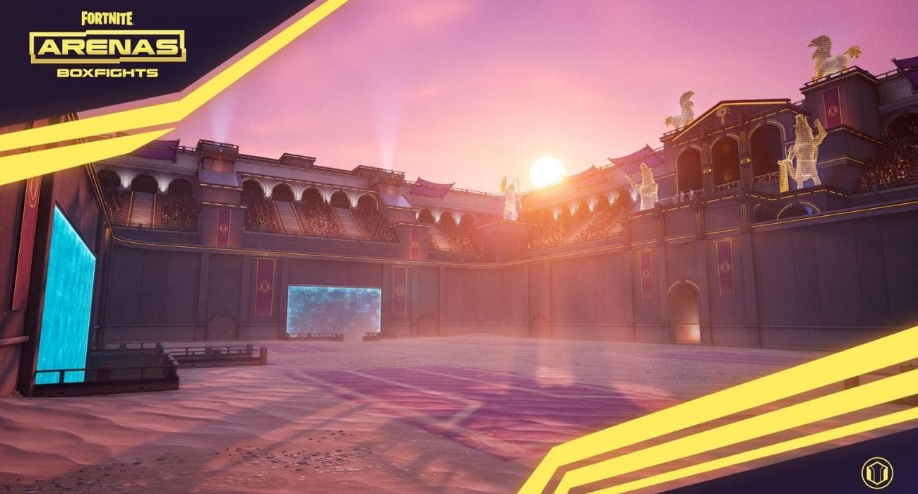 amphitheater map arenas boxfights fortnite