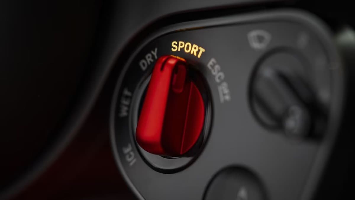 Ferrari Luce rear cabin screen and passenger controls