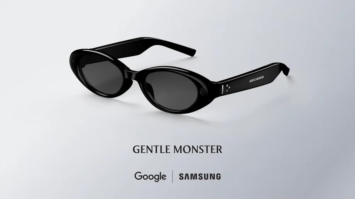Google Android XR smart glasses product image with Gentle Monster and Samsung