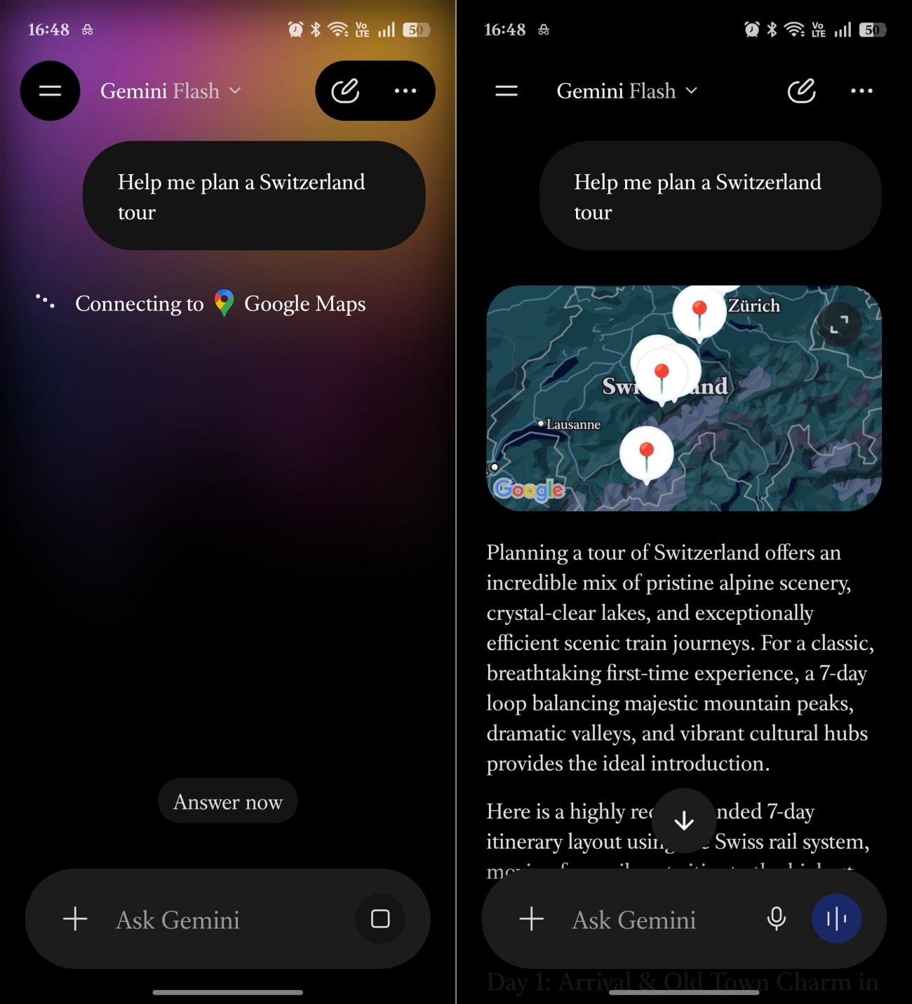 AI conversations responses