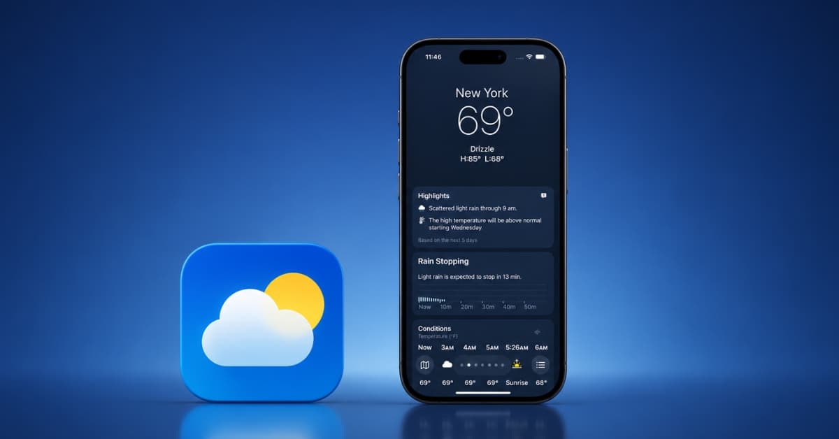 Apple Weather in iOS 27 gets smarter with better rain and wind forecasts