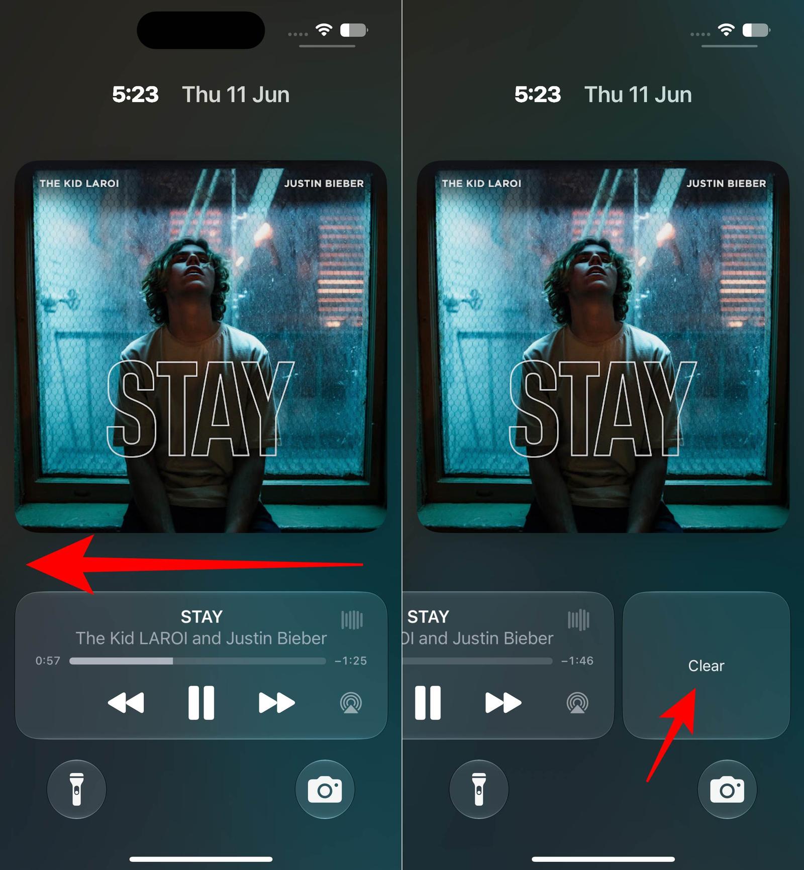 Clear Now Playing Widget on Your iPhone Instantly