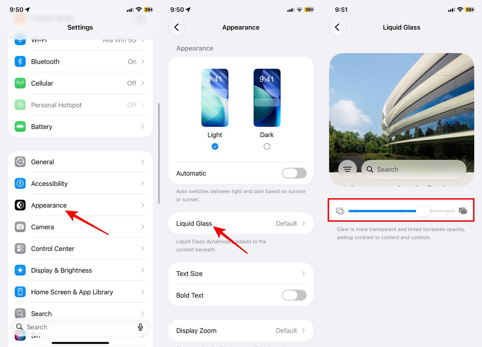 Customize Liquid Glass on iOS 27