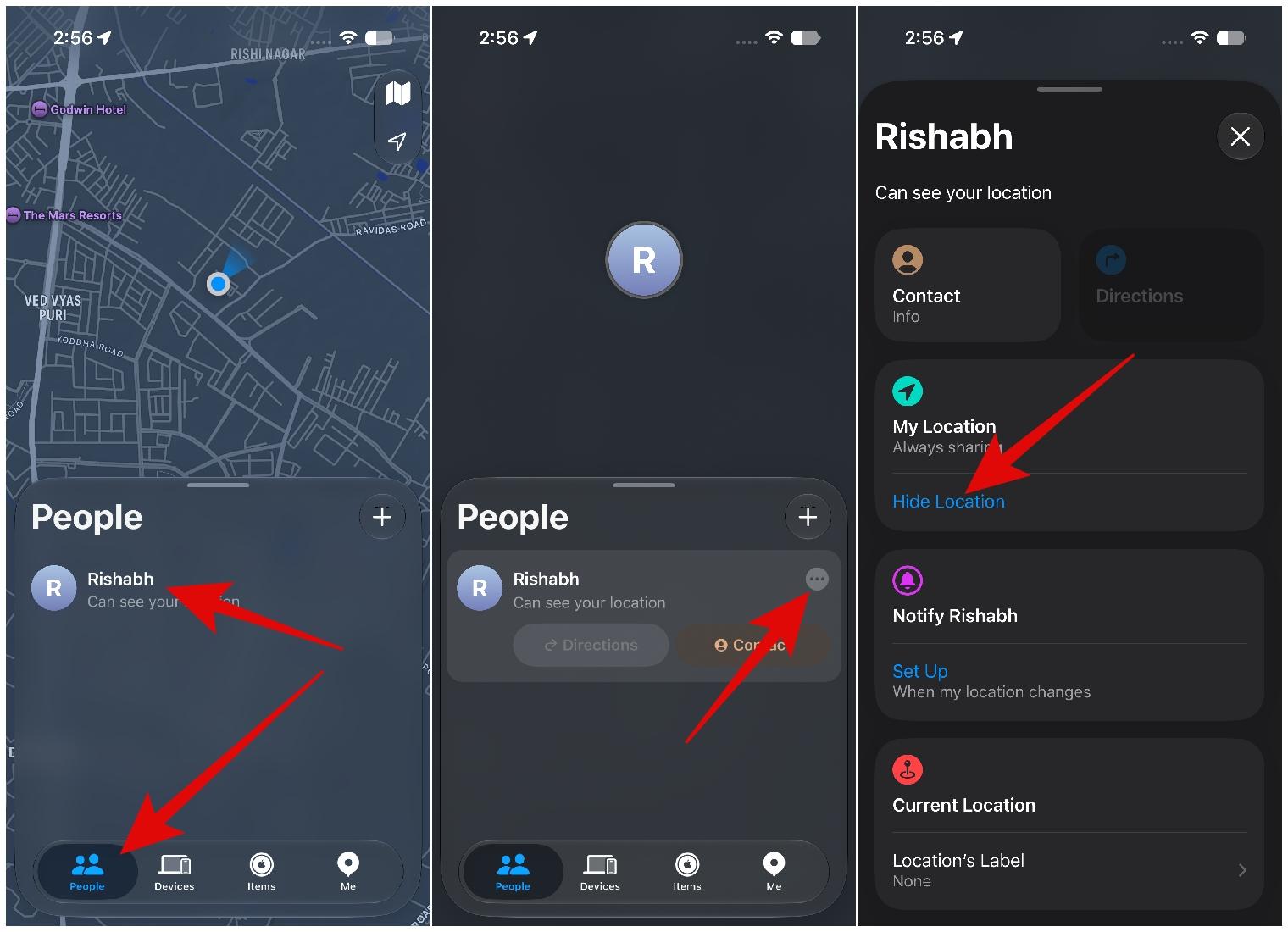 Hide your location in Find My on iPhone in iOS 27