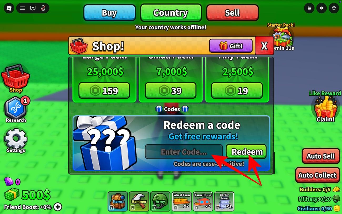 Paste working code to claim the reward