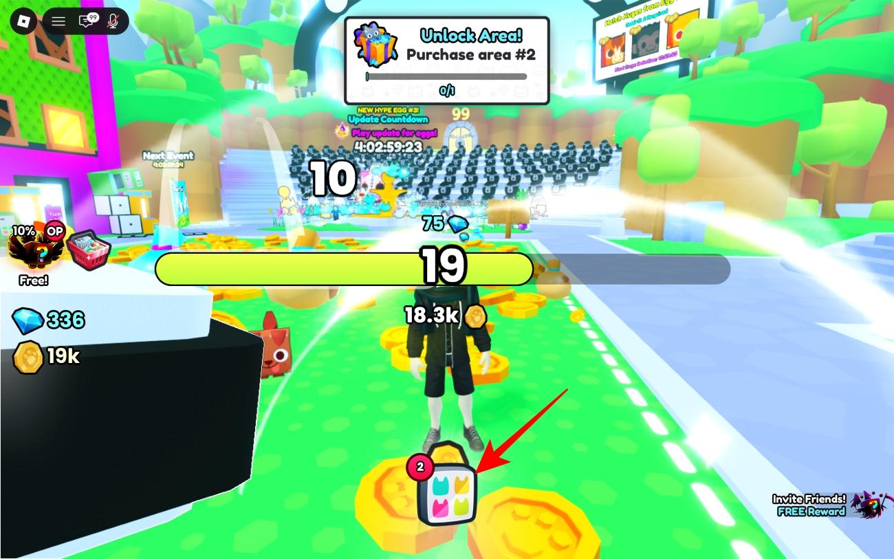 Pet Simulator 99 game page open on Roblox