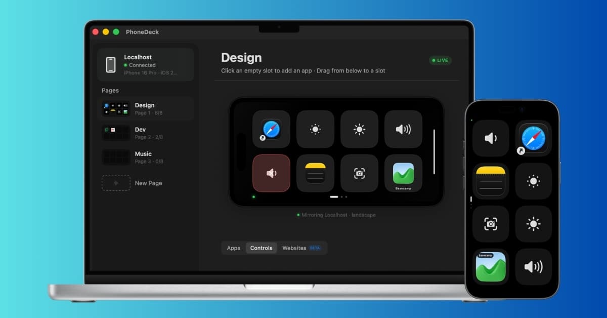 Turned my iPhone into Stream Deck