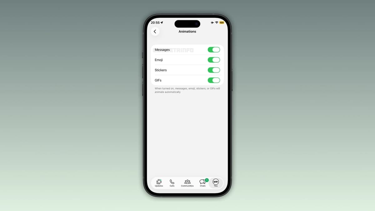 WhatsApp reintroduces message animations