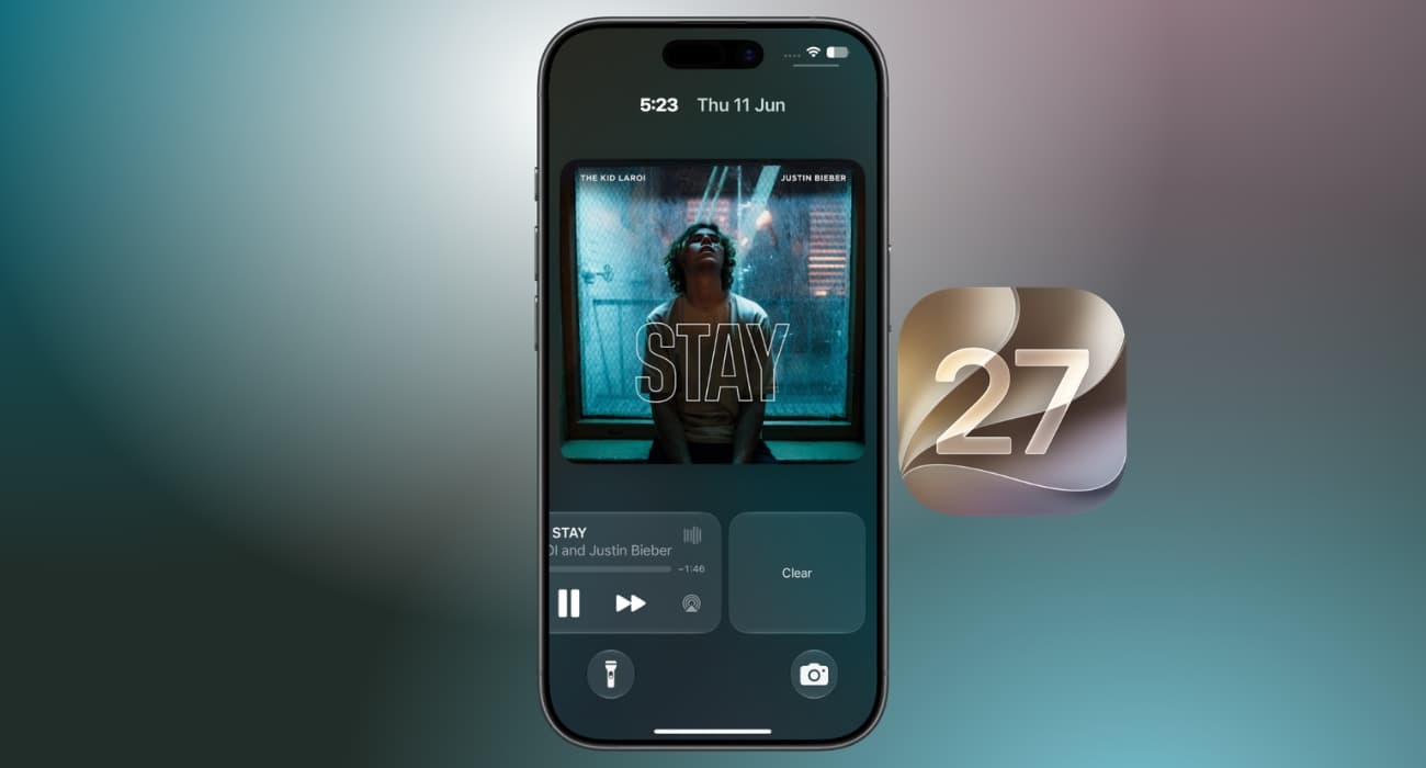 iOS 27 finally lets you dismiss the ‘Now Playing’ Lock Screen widget