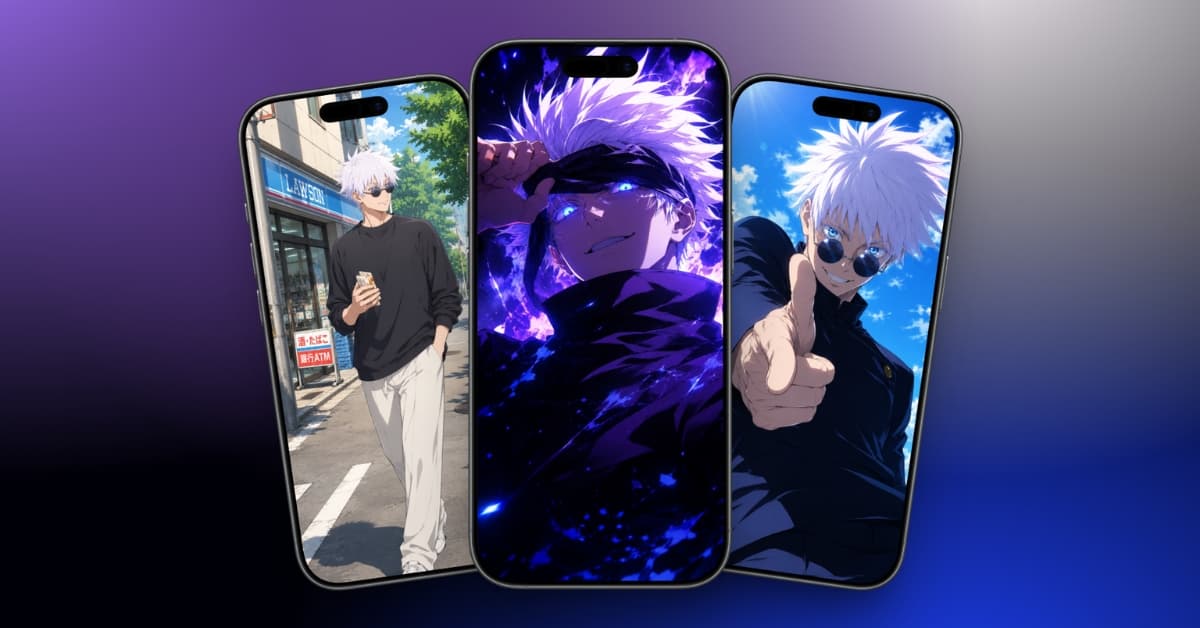Epic 4K Gojo Satoru wallpapers for iPhone every Jujutsu Kaisen fan should download
