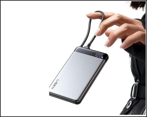 LISEN Ultra Slim 10000mAh Power Bank