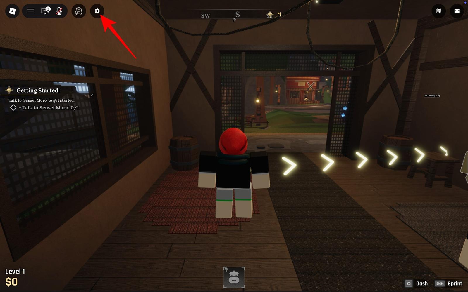 Open The Forge and tap the Settings icon