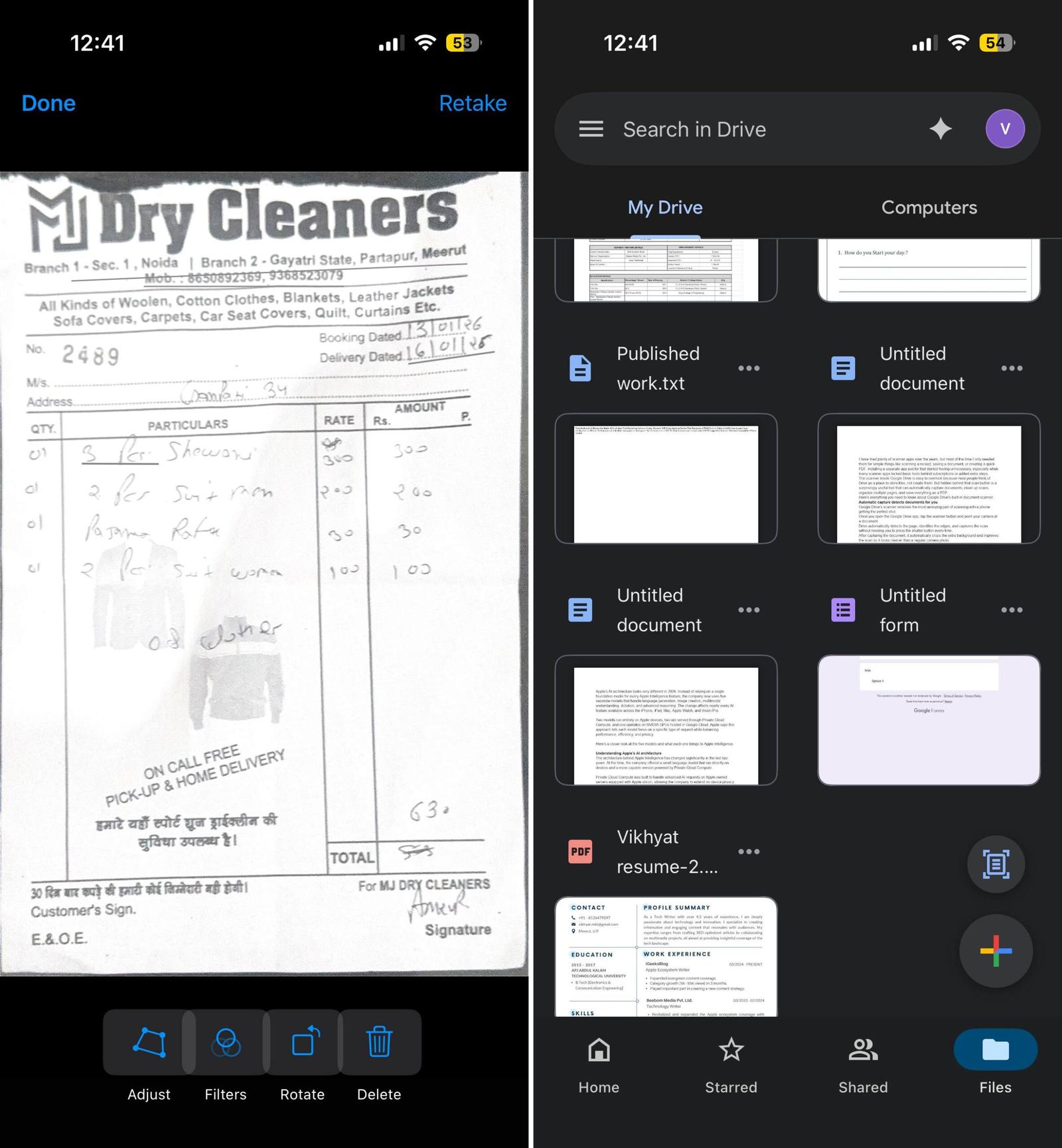 Saves your scans directly as PDFs