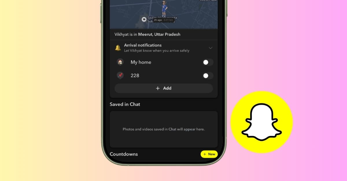I started using Snapchat’s Arrival Notifications instead of texting “I’m here”