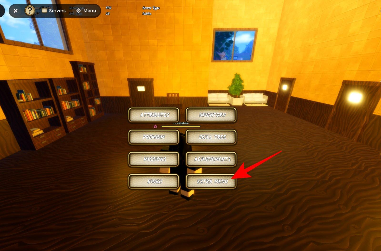 Select Extra Menu