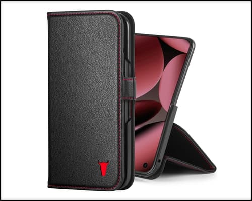 TORRO Leather Wallet Case with Stand