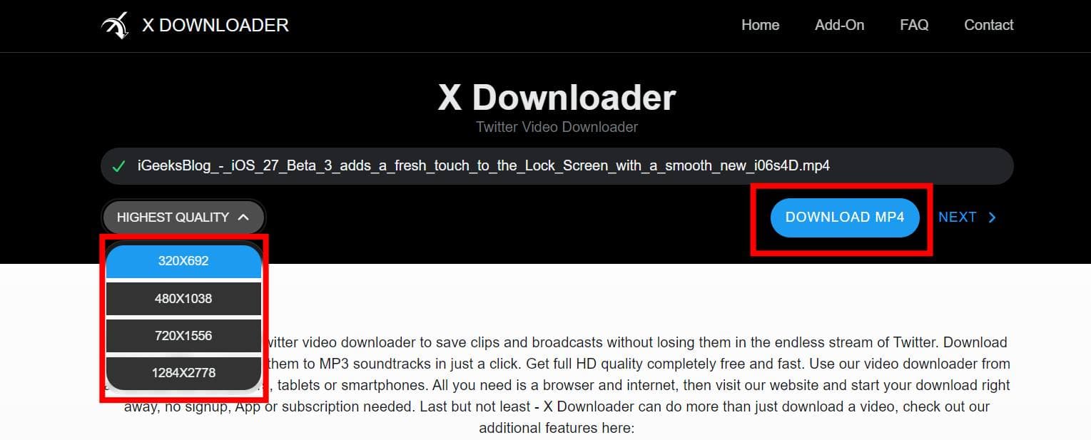 Use Online tools to download videos on Mac or PC
